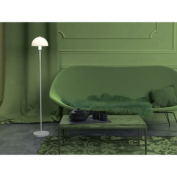 Vienda floor lamp white/glass E14