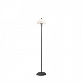 Vienda floor lamp black/glass E14