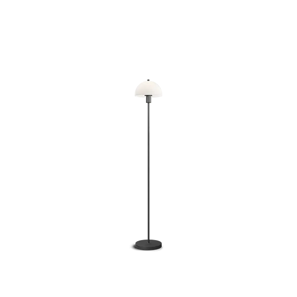 Vienda floor lamp black/glass E14