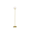 Vienda floor lamp satin brass/glass E14
