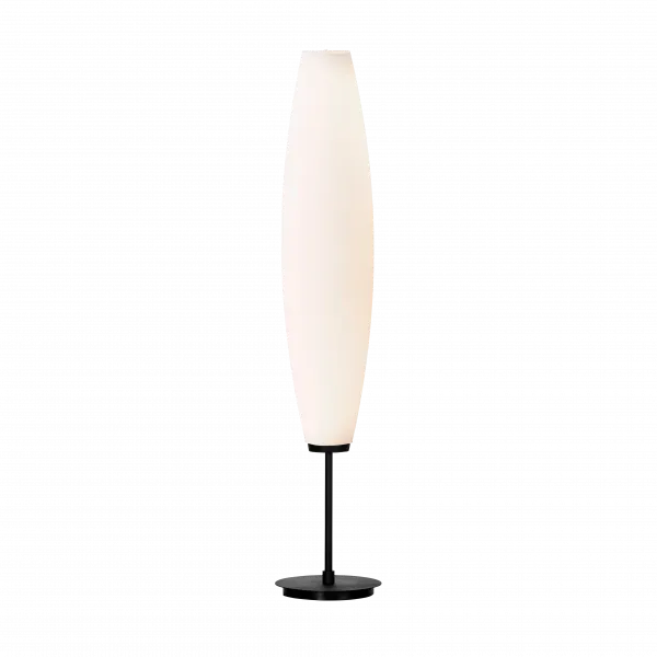Zenta floor lamp black structure/opal glass LED