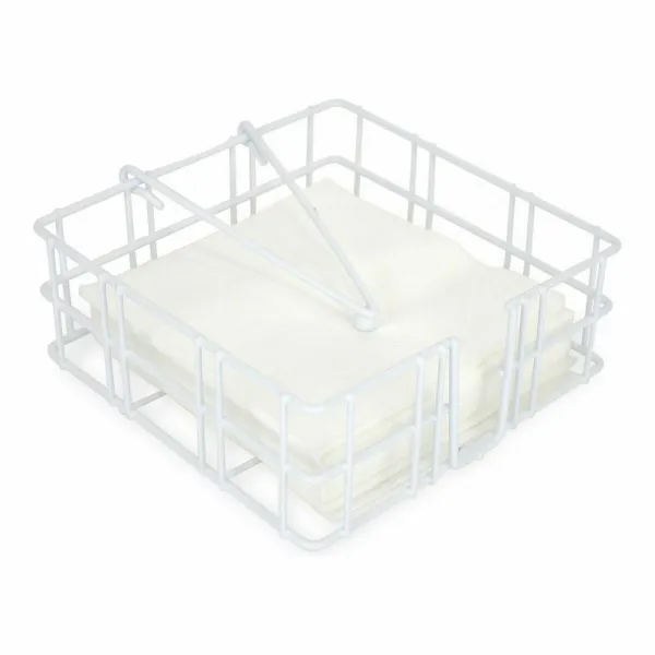 Napkin holder Confortime White 18 x 18 x 6,5 cm (12 Units)