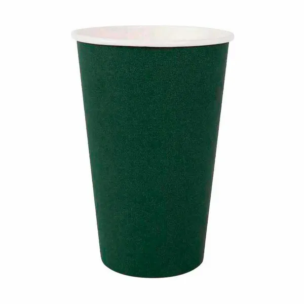 Lasisetti Algon Kertakäyttöinen Kartonki Vihreä 7 Kappaletta 450 ml (16 osaa)