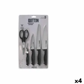 Veitsisetti Quttin Nero Musta 5 Kappaletta (4 osaa)