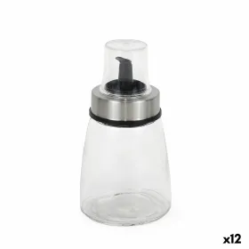 Indelis aliejui Quttin Skaidrus Sidabras stiklas 200 ml 6,5 x 6,5 x 12,5 cm (12 vnt.)