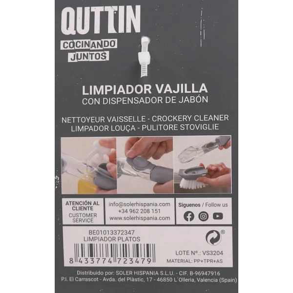 Cleaning brush Quttin Plates (18 Units)