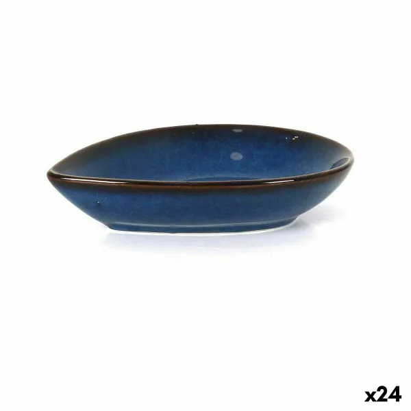 Чаш для Закусок La Mediterránea Pica-pica Синий 14,4 x 10,5 x 3,1 cm (24 штук)