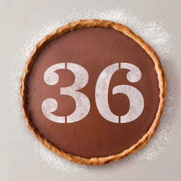 Kūkas šablons Algon Cipari 3 36 Vienības