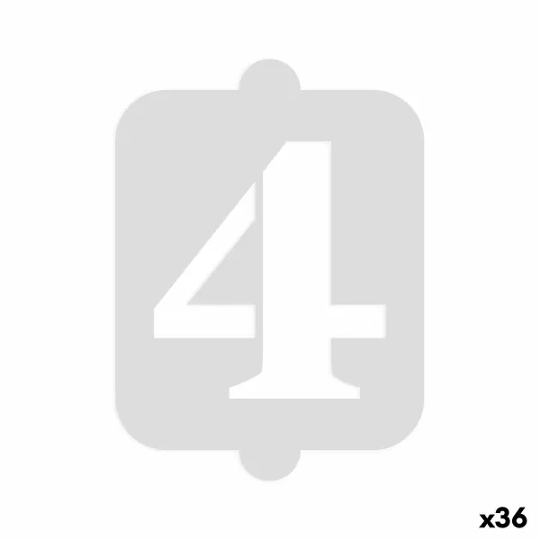 Cake stencil Algon Number 4 36 Units