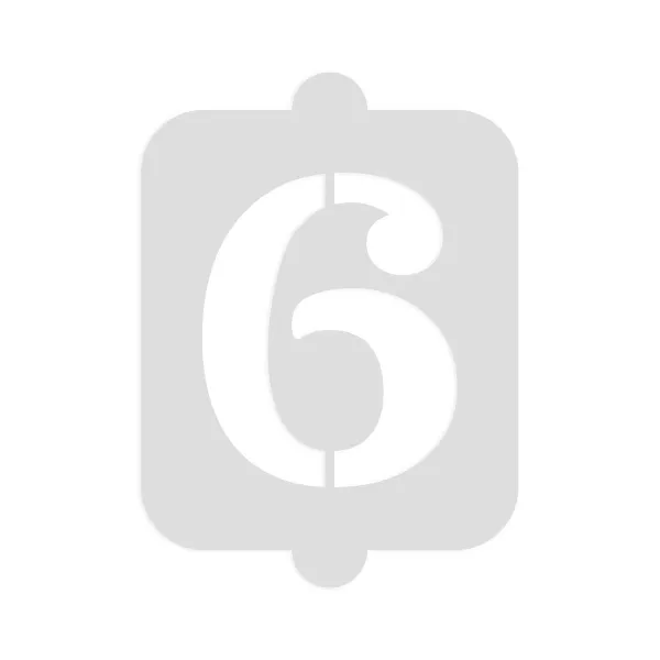 Tortų šablonas Algon Numeriai 6 36 Vienetai