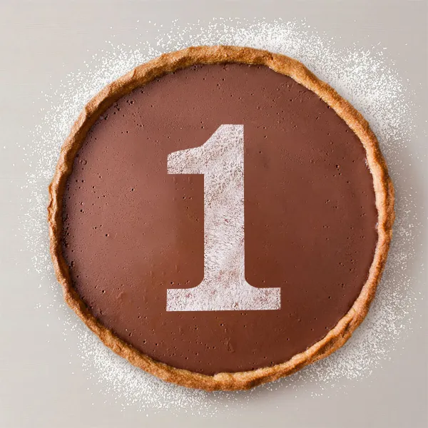 Cake stencil Algon Number 1 36 Units