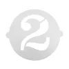 Cake stencil Algon Number 2 36 Units