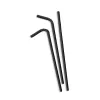 Reusable Drinking Straw Algon Black 19,7 x 0,6 cm 25 Pieces 24 Units