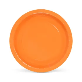 Lautassetti Algon Oranssi 20 cm 10 Kappaletta (24 osaa)