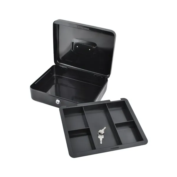 Large black cash box