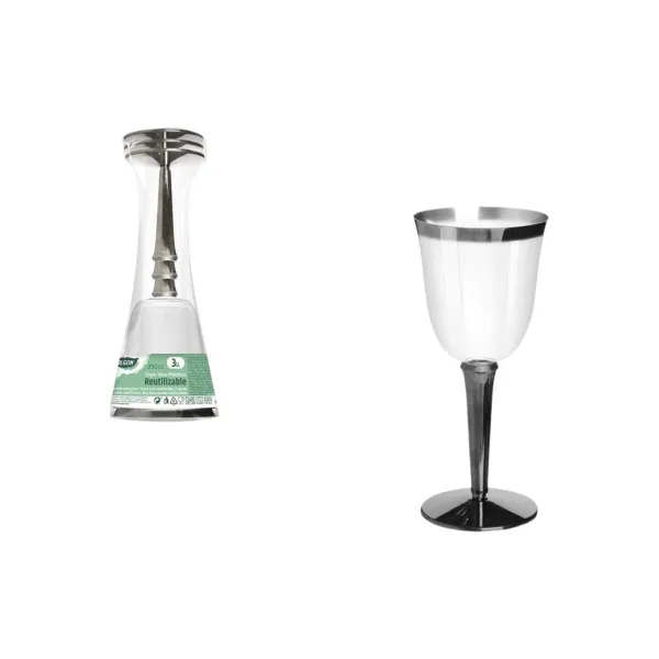 Wine glass Algon 3 Pieces (12 Units)