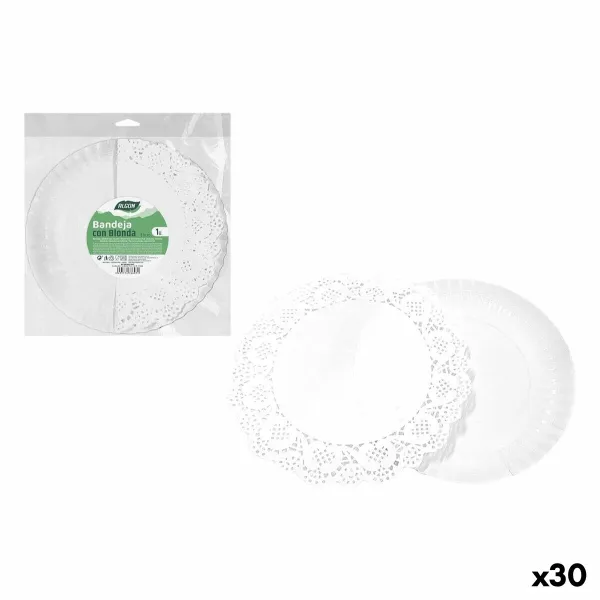 поднос для закусок Algon Круглый 35 cm (30 штук)