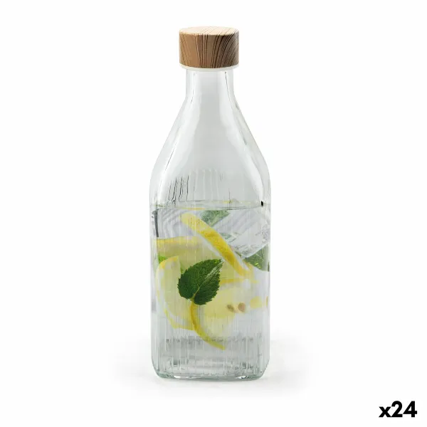 Lasipullo La Mediterránea Metalli Lasi 1 L (24 osaa)