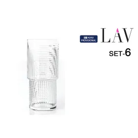 Lasisetti LAV Helen 0,52 l 6 Kappaletta (8 osaa)