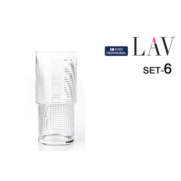 Lasisetti LAV Helen 0,52 l 6 Kappaletta (8 osaa)