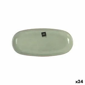 Поднос La Mediterránea Macarella green Овальный 25 x 12 x 2,2 cm (24 штук)
