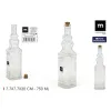 Stikla Pudele La Mediterránea Stikls 750 ml (24 gb.)