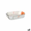 Serviravimo Lėkštė MasterChef Stačiakampis 2,2 L 27 x 18 cm (5 vnt.)