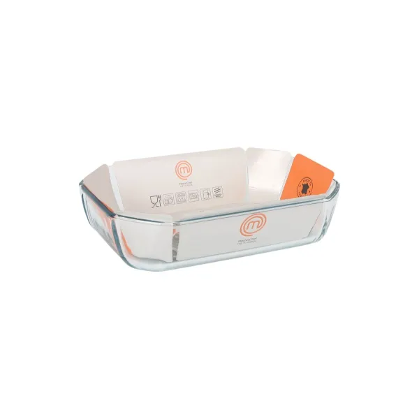Serving Platter MasterChef Rectangular 2,2 L 27 x 18 cm (5 Units)