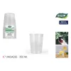 Set of glasses Algon Plastic 300 ml 7 Pieces (24 Units)