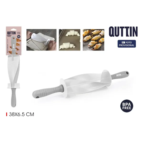 Скалка с формами Quttin CROISSANT 38 x 6,5 cm (12 штук)