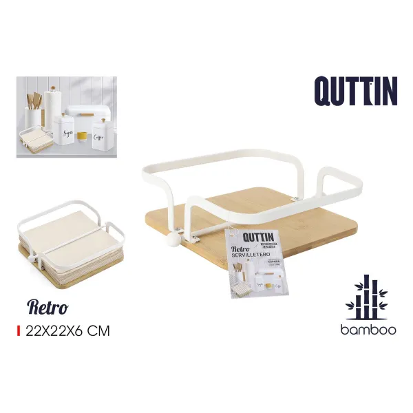 Paperiteline Quttin Metalli 22 x 22 x 6 cm (6 osaa)
