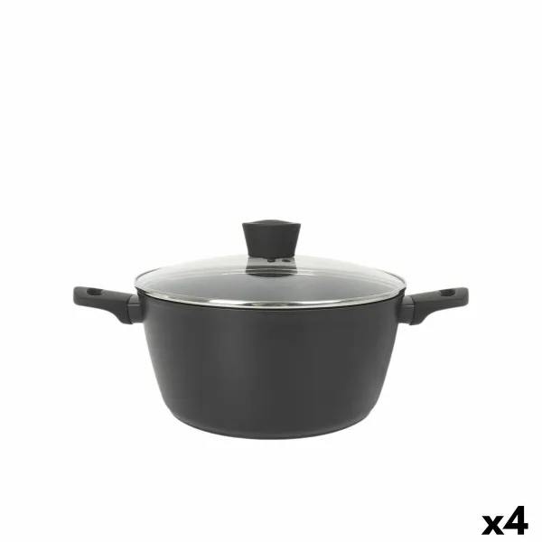 Casserole with lid MasterChef 28 cm (4 Units)