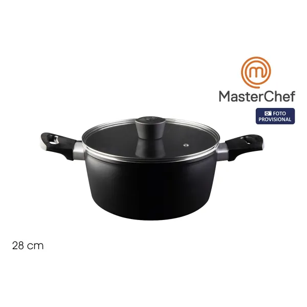 Кастрюля с крышкой MasterChef 28 cm (4 штук)