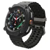 Spigen Rugged Armor - Case for Samsung Galaxy Watch 8 Classic 46 mm (Matte Black)