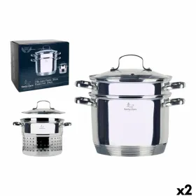 Кастрюля с крышкой Santa Clara Santa clara 4,5 L Ø 22 x 30 x 19,5 cm (2 штук)