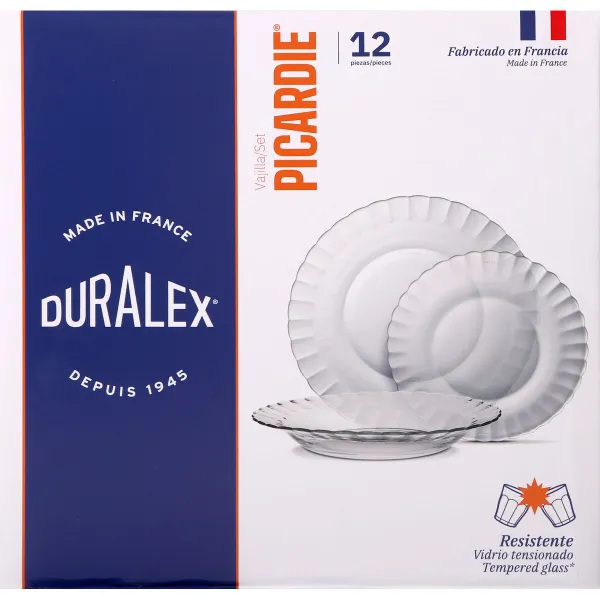 Посуда Duralex Picardie Прозрачный 12 Предметы (2 штук)