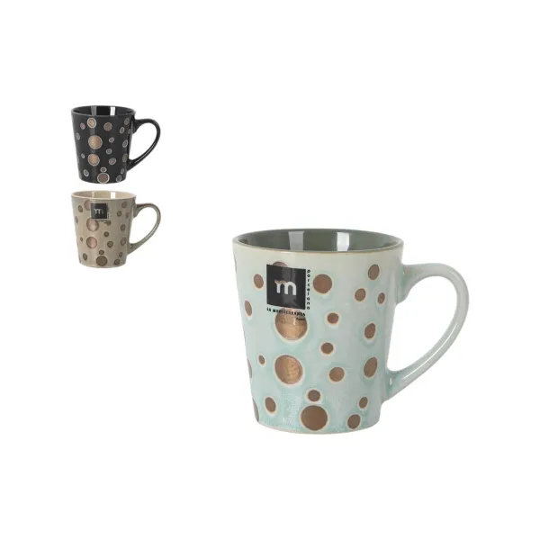 Tea and coffee cup La Mediterránea Lunas 220 ml Moon (24 Units)