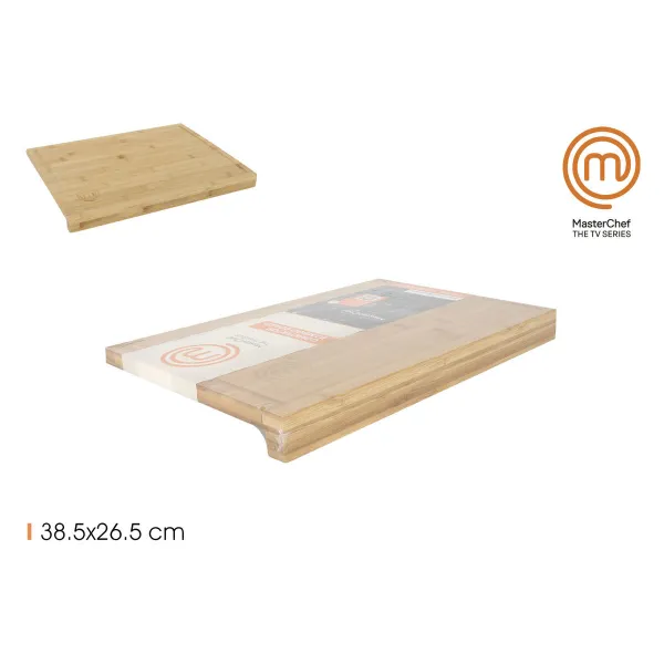 Cutting board MasterChef ENCIMERA 38,5 x 26,5 x 1,5 cm + 2 cm (4 Units)