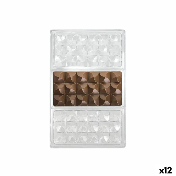 Cepšanas Veidne Quttin CHOCOLATE 27,5 x 17,5 x 2,5 cm (12 gb.)