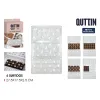Cepšanas Veidne Quttin CHOCOLATE 27,5 x 17,5 x 2,5 cm (12 gb.)