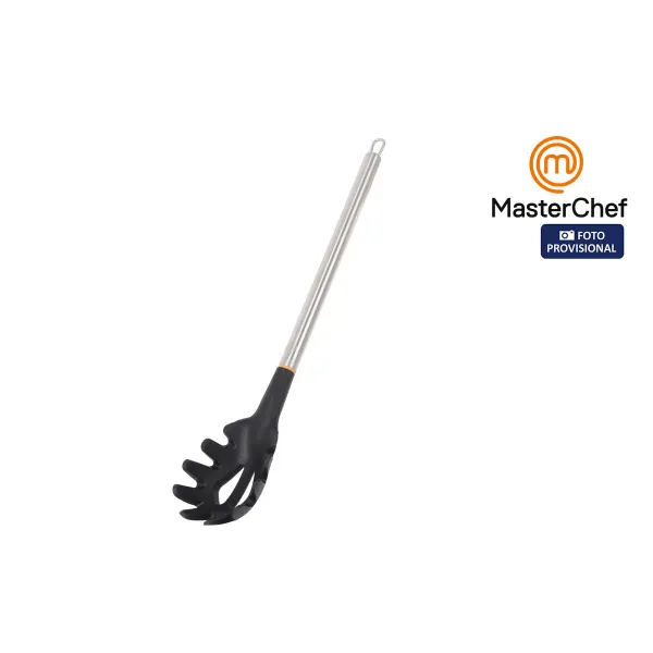 Pasta Spoon MasterChef Silicone Stainless steel 34 cm (24 Units)