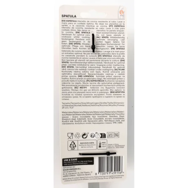 Kitchen Spatula MasterChef PBT 29 cm (24 Units)