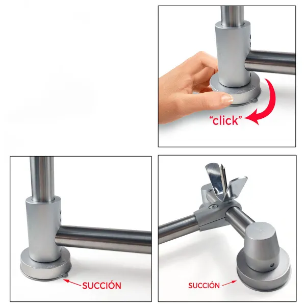 Kinkkuteline Quttin INOX 50 x 22 x 32 cm (4 osaa)