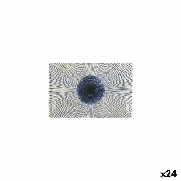 Serviravimo Lėkštė La Mediterránea Irys Stačiakampis 20 x 13 x 2 cm (24 vnt.)