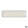 Serving Platter La Mediterránea Anllo Rectangular 30 x 8 x 2 cm (24 Units)