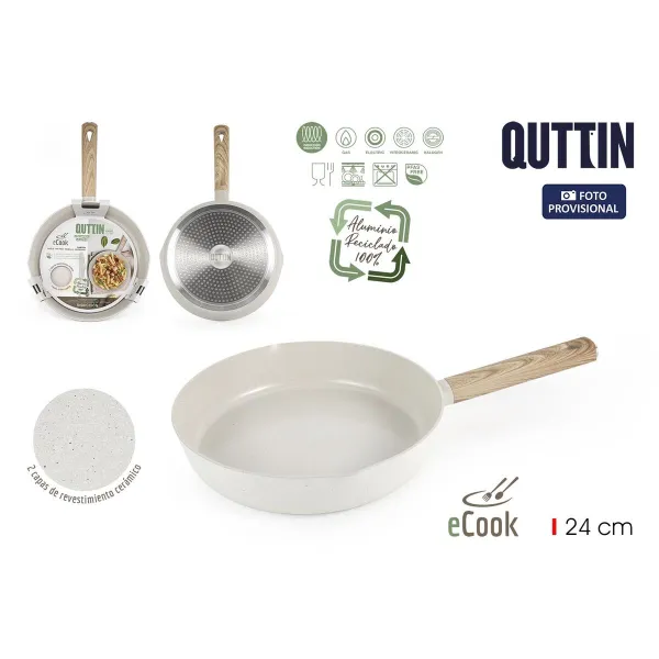 Pannu Quttin ECOOK Valkoinen (6 osaa)