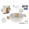 Кастрюля с крышкой Quttin Ecook 24 x 11 cm 2,8 mm (4 штук)