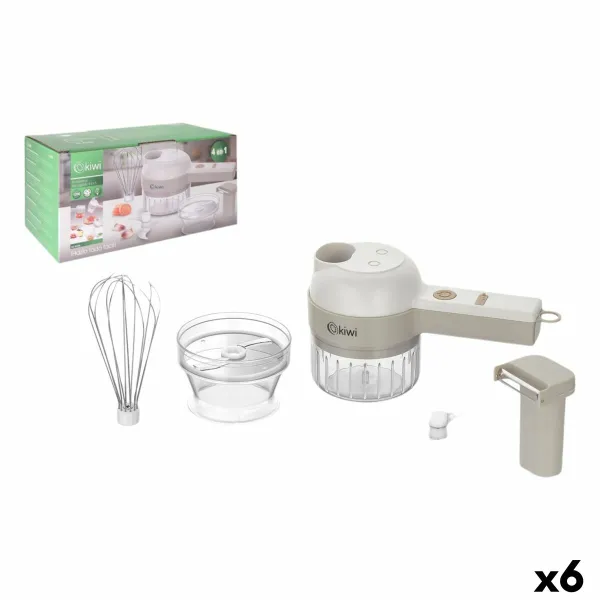 Rechargeable Portable Mini Chopper Kiwi 200 ml (6 Units)