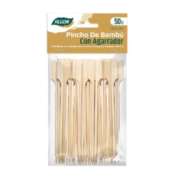 Bamboo toothpicks Algon Bamboo 50 Pieces (24 Units)