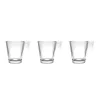 Piece Coffee Cup Set La Mediterránea Napoli liso Transparent Glass 80 ml 3 Pieces (24 Units)